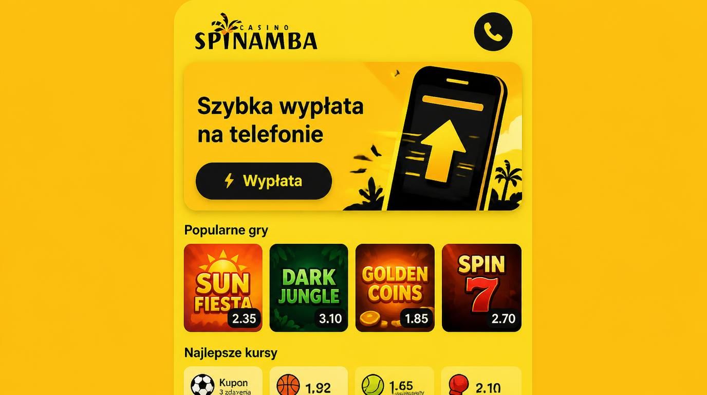 Mobilny interfejs zakładów – kupon, kursy, szybka wypłata